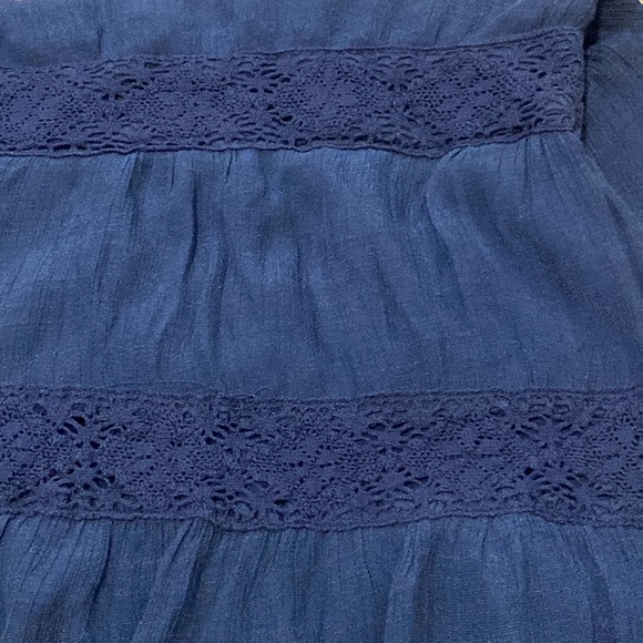 Blue Summer Mini Sundress - Picture 4 of 4